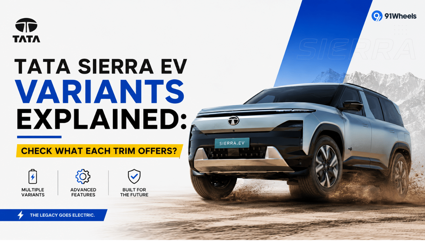 Tata Sierra EV Variants Explained: Check What Each Trim Offers?